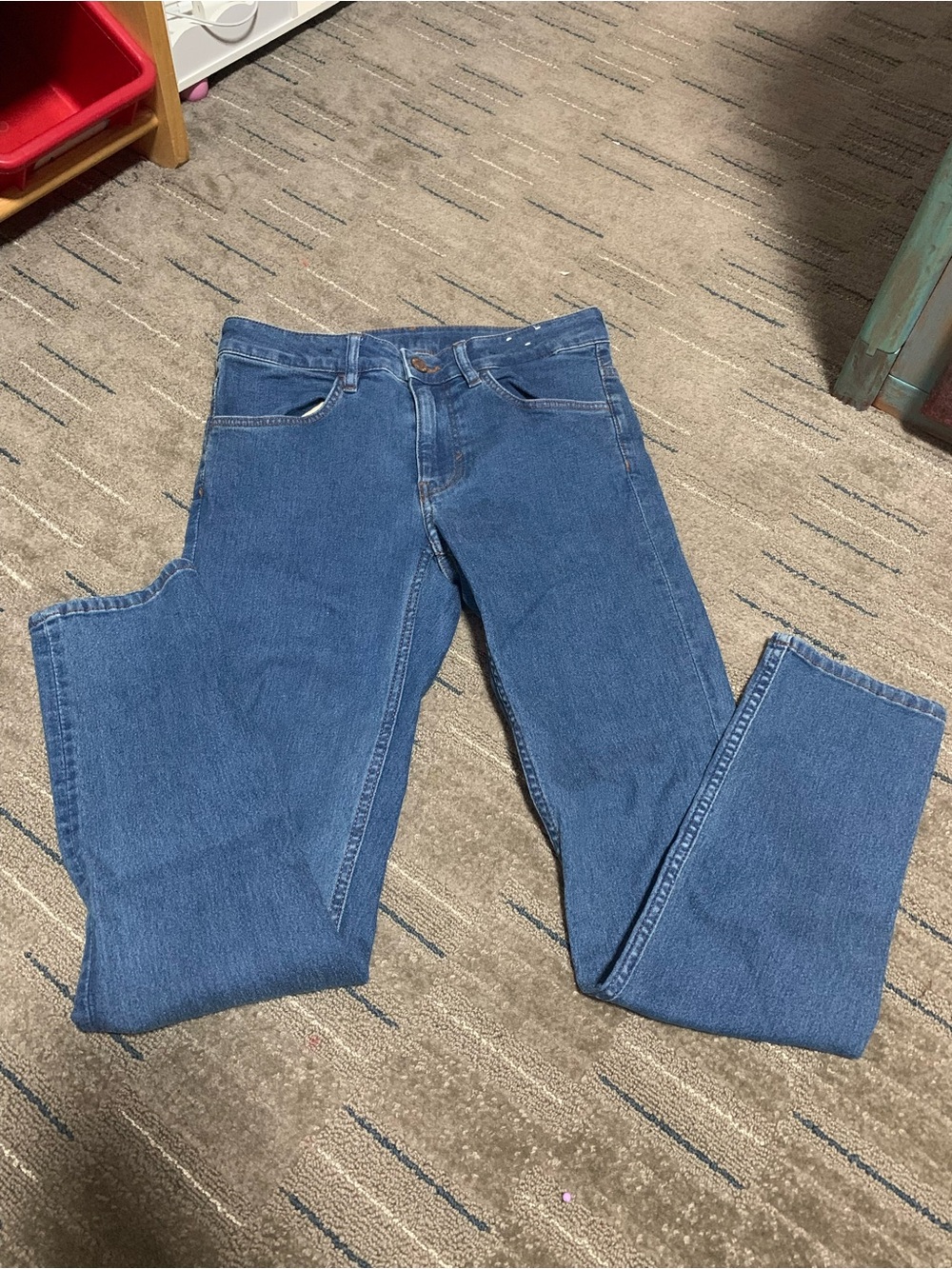 H&M Kids &Denim Skinny Jeans Blue Size 11-12Y EU 152 Unisex
